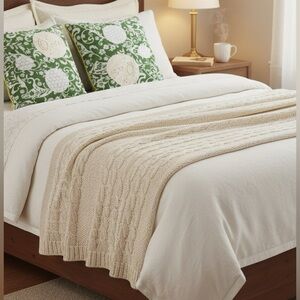Candie's Vintage Floral Doily Accent Pillow Cases